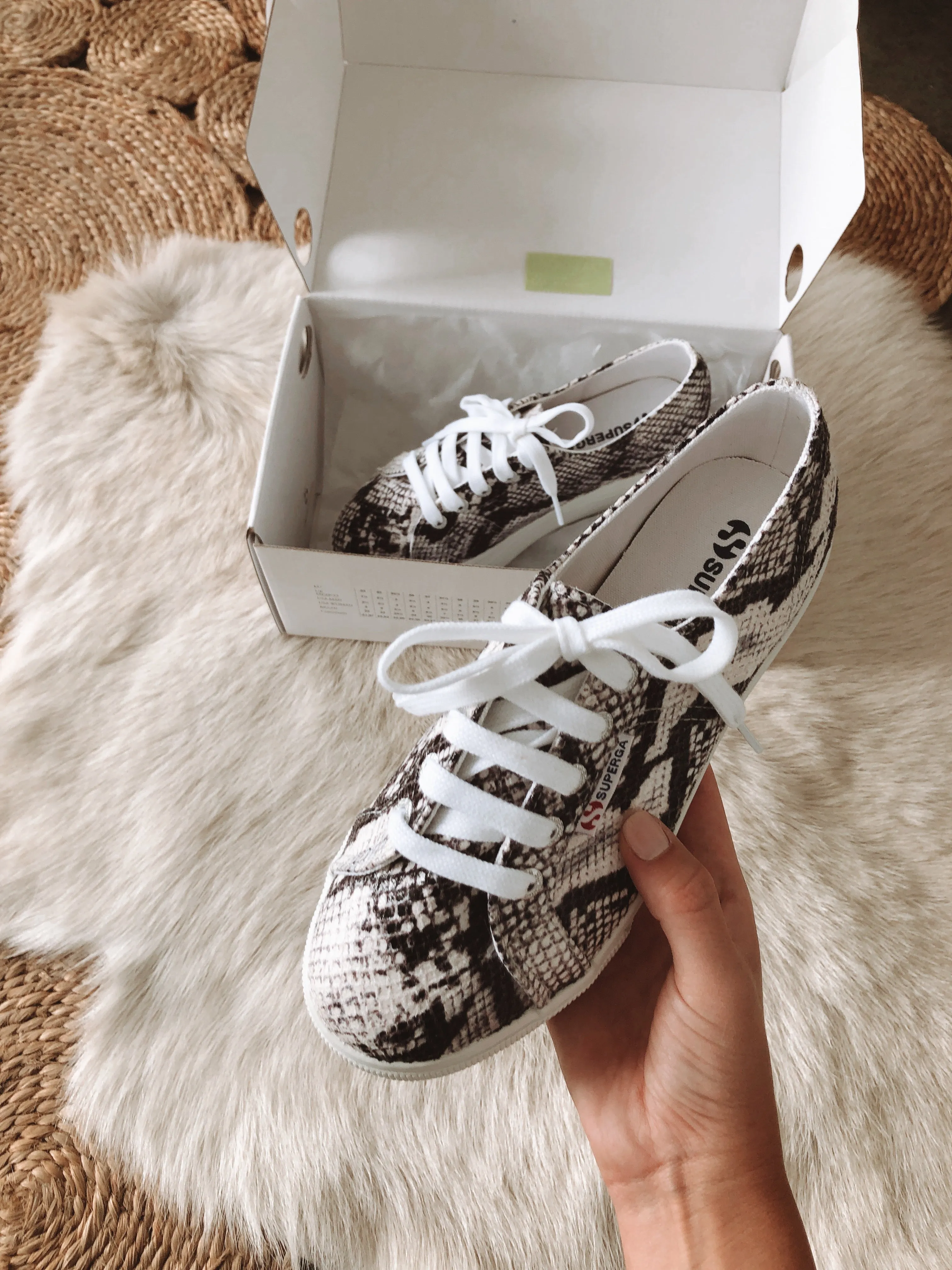 2790 Platform Sneakers in Snakeskin
