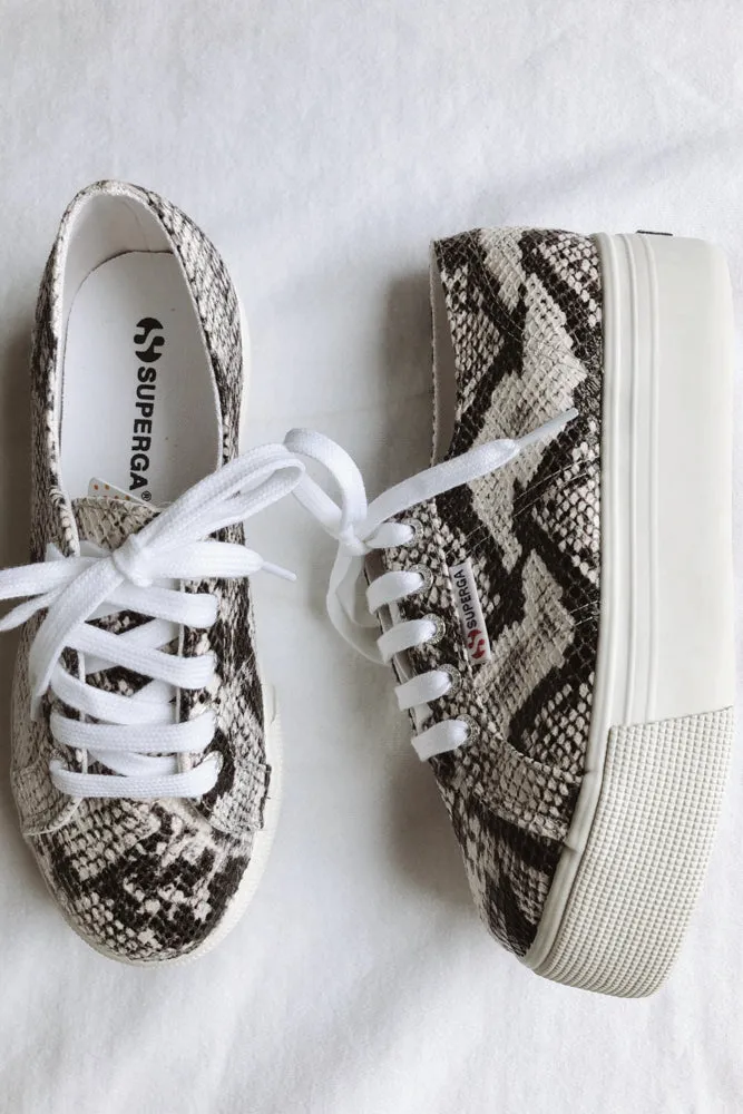 2790 Platform Sneakers in Snakeskin