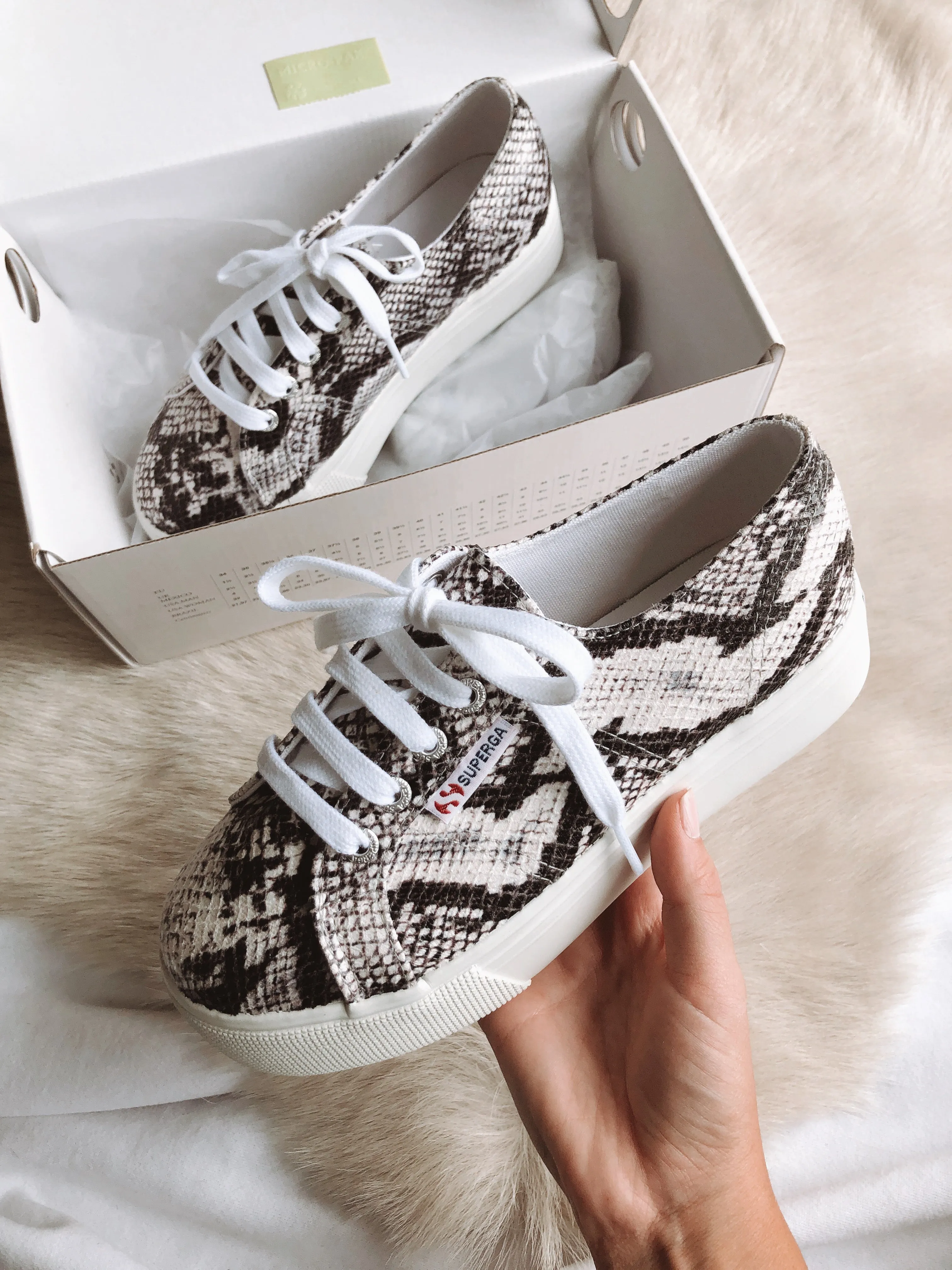 2790 Platform Sneakers in Snakeskin