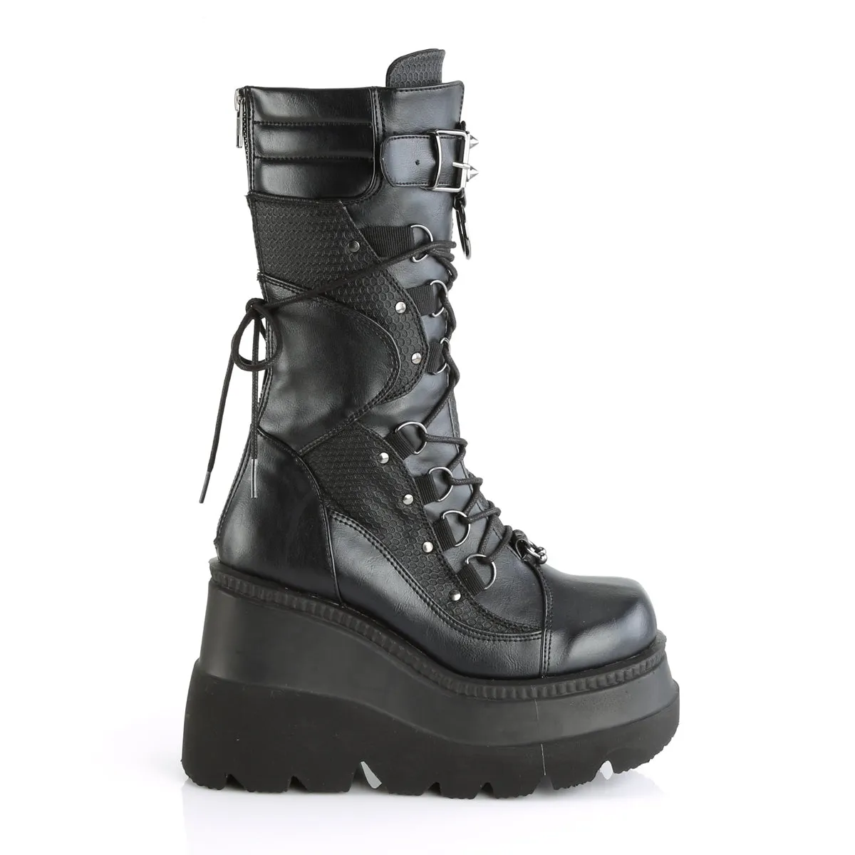 4 Inch Wedge Platform SHAKER-70 Black