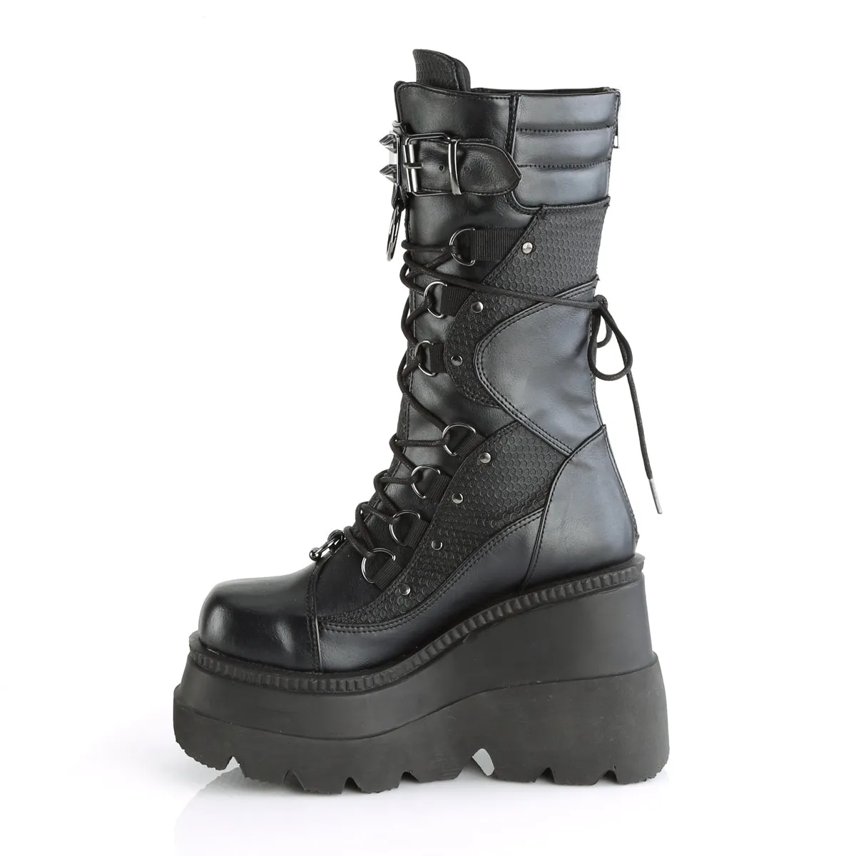 4 Inch Wedge Platform SHAKER-70 Black