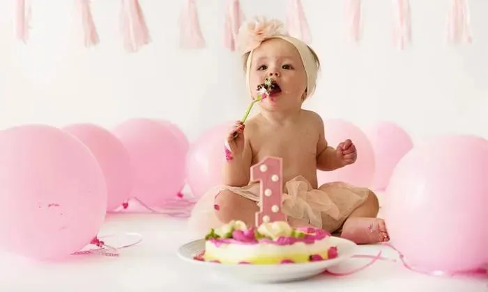 60-Minute Cake Smash or Standard Baby Photoshoot from Emotions Studio