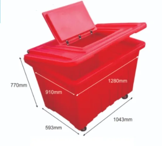 600 Litres Plastic Wheelie Waste Bin