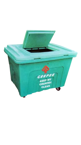 600 Litres Plastic Wheelie Waste Bin