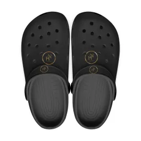 613. Rachvid N-H Black-base AOP Clogs