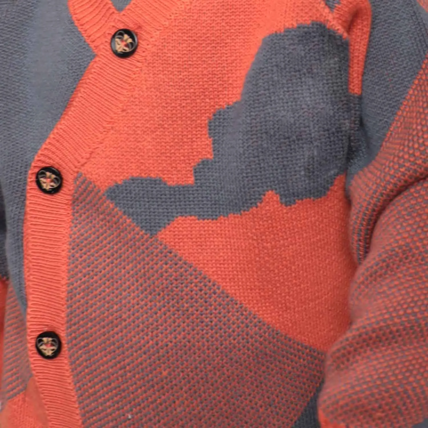 Babyvestje in Blauw en Oranje