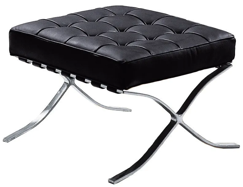 BARCELONA – VON DER ROHE - Footstool Black