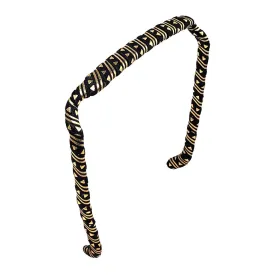 Black 'n' Gold Aztec Headband