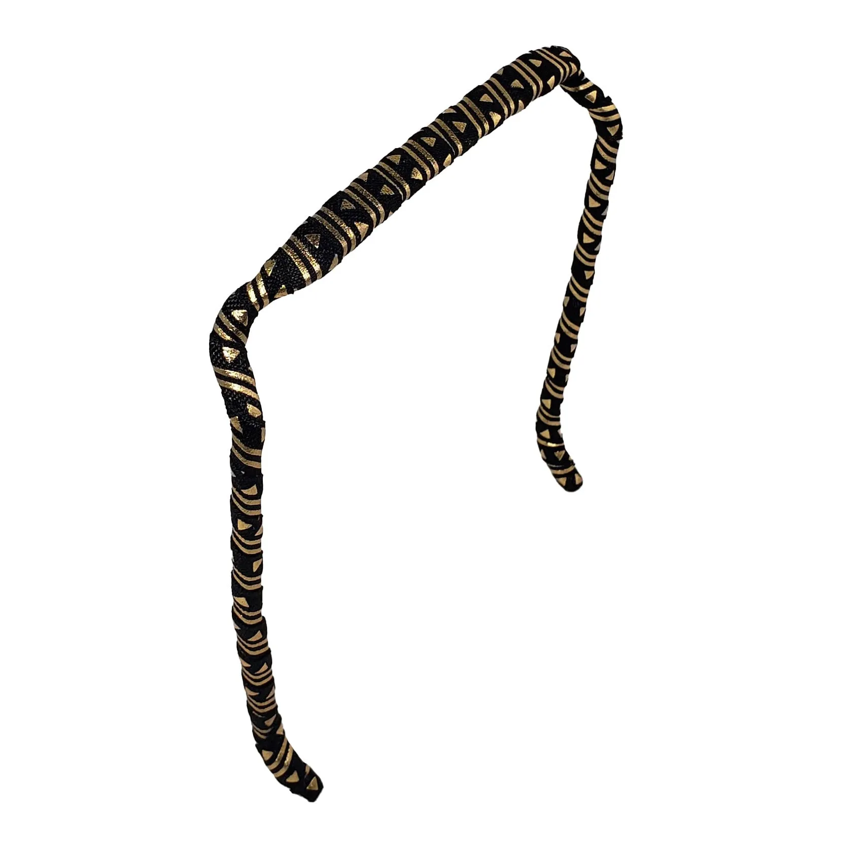 Black 'n' Gold Aztec Headband