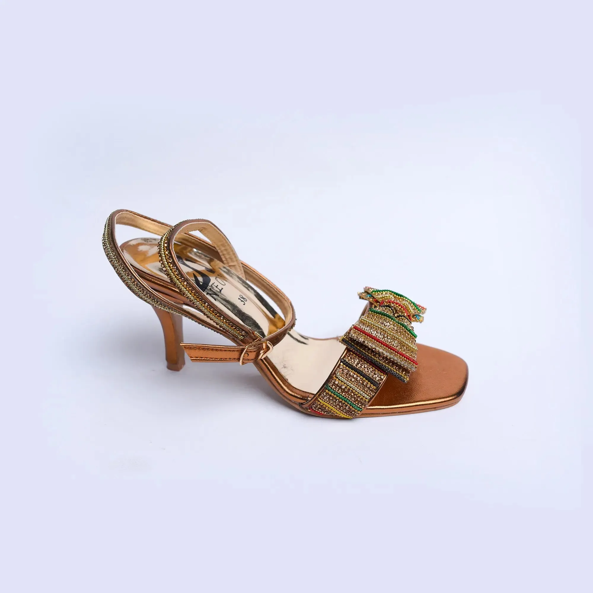 Bow Up Sandal Golden