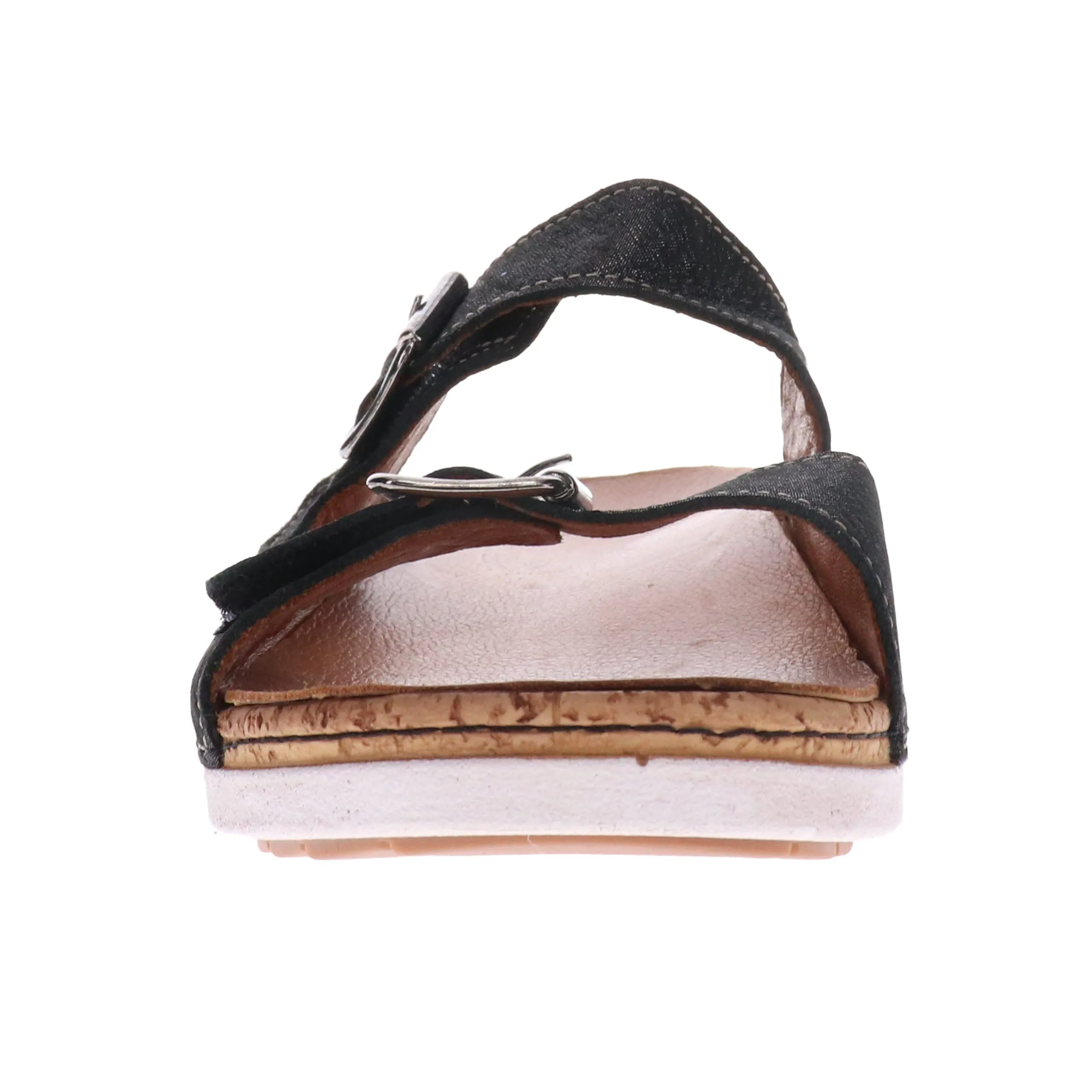 Brighton Platform Slide Sandal (Wide)