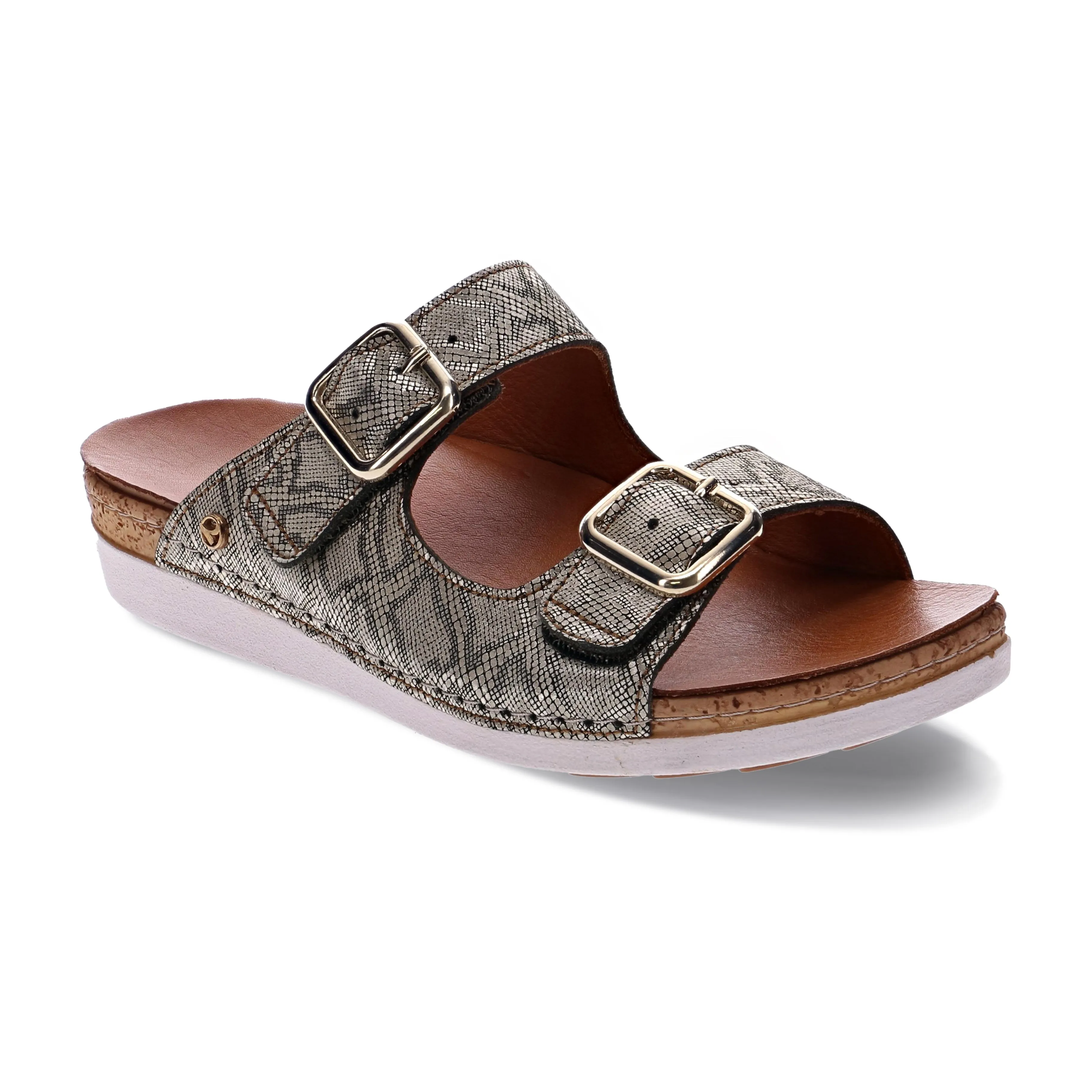 Brighton Platform Slide Sandal (Wide)