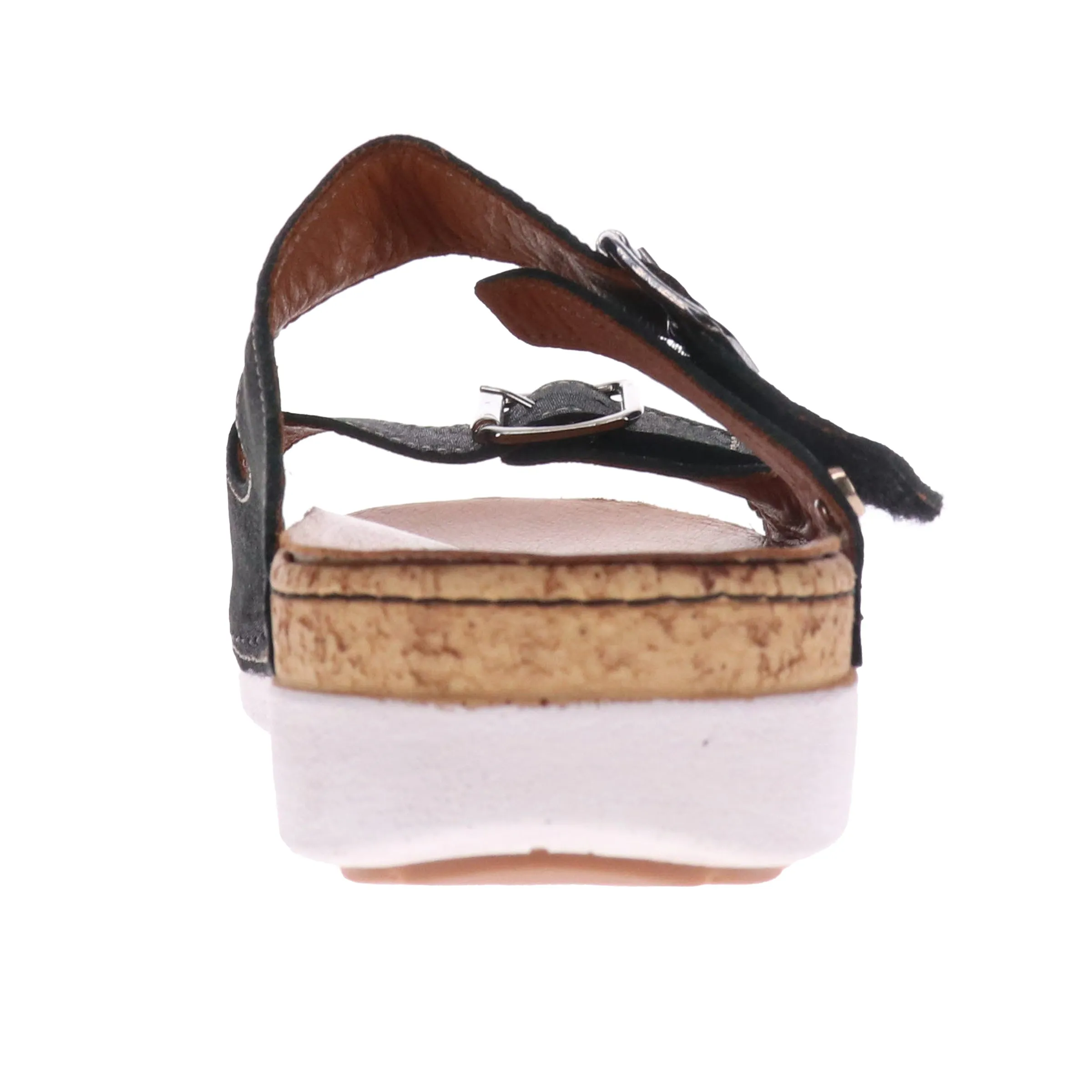 Brighton Platform Slide Sandal (Wide)