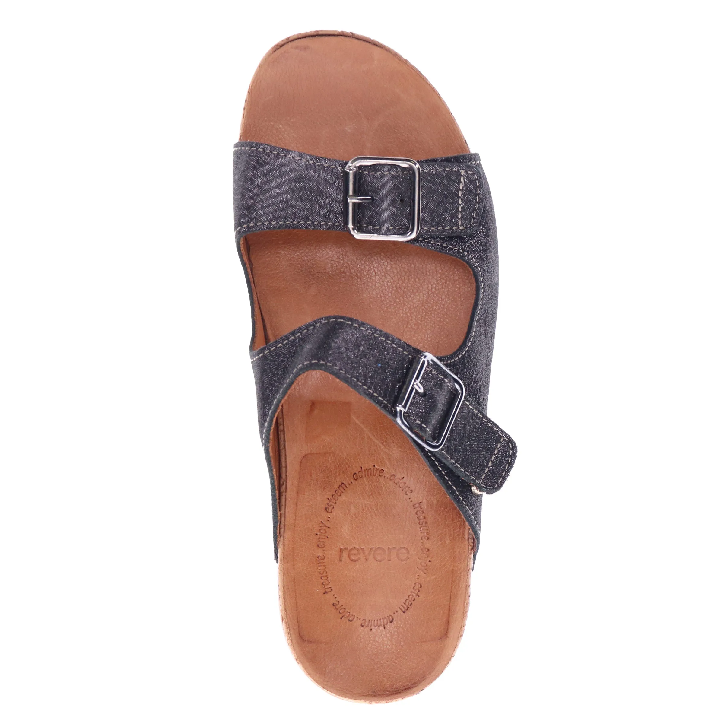 Brighton Platform Slide Sandal (Wide)