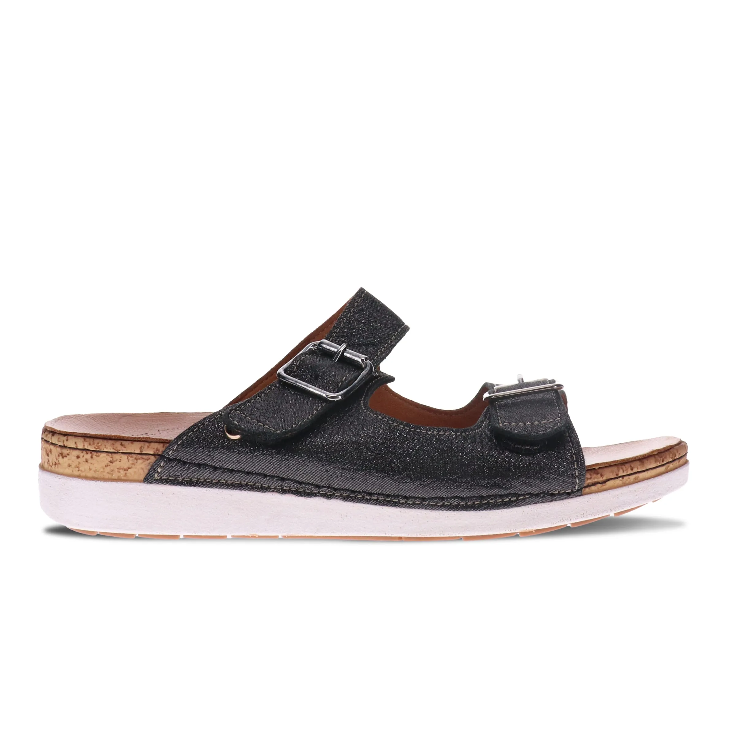 Brighton Platform Slide Sandal (Wide)