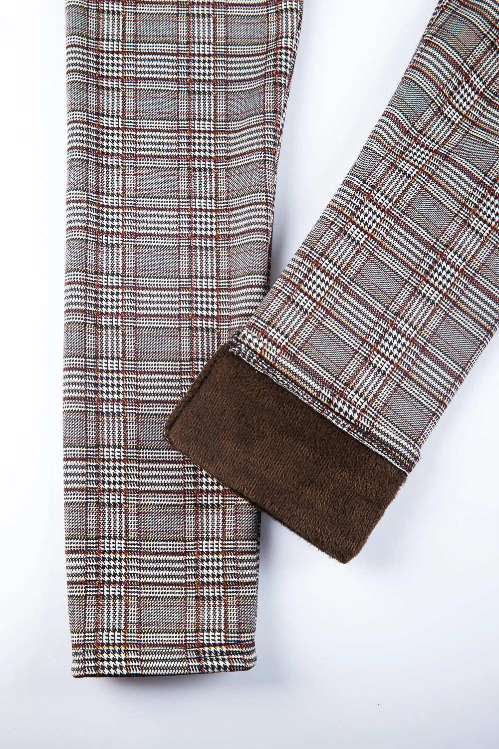 Brown Plaid - Cozy Lined