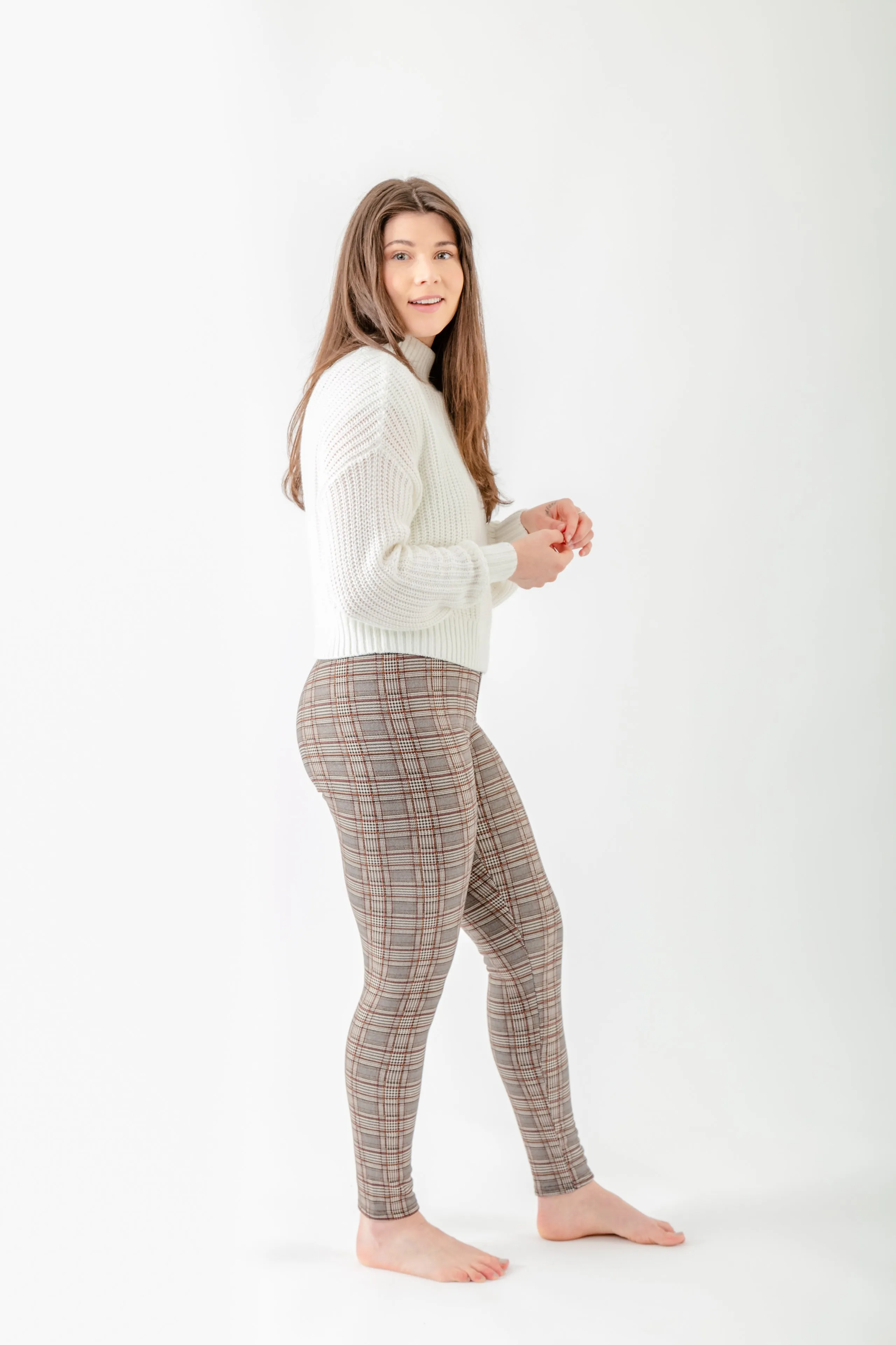 Brown Plaid - Cozy Lined