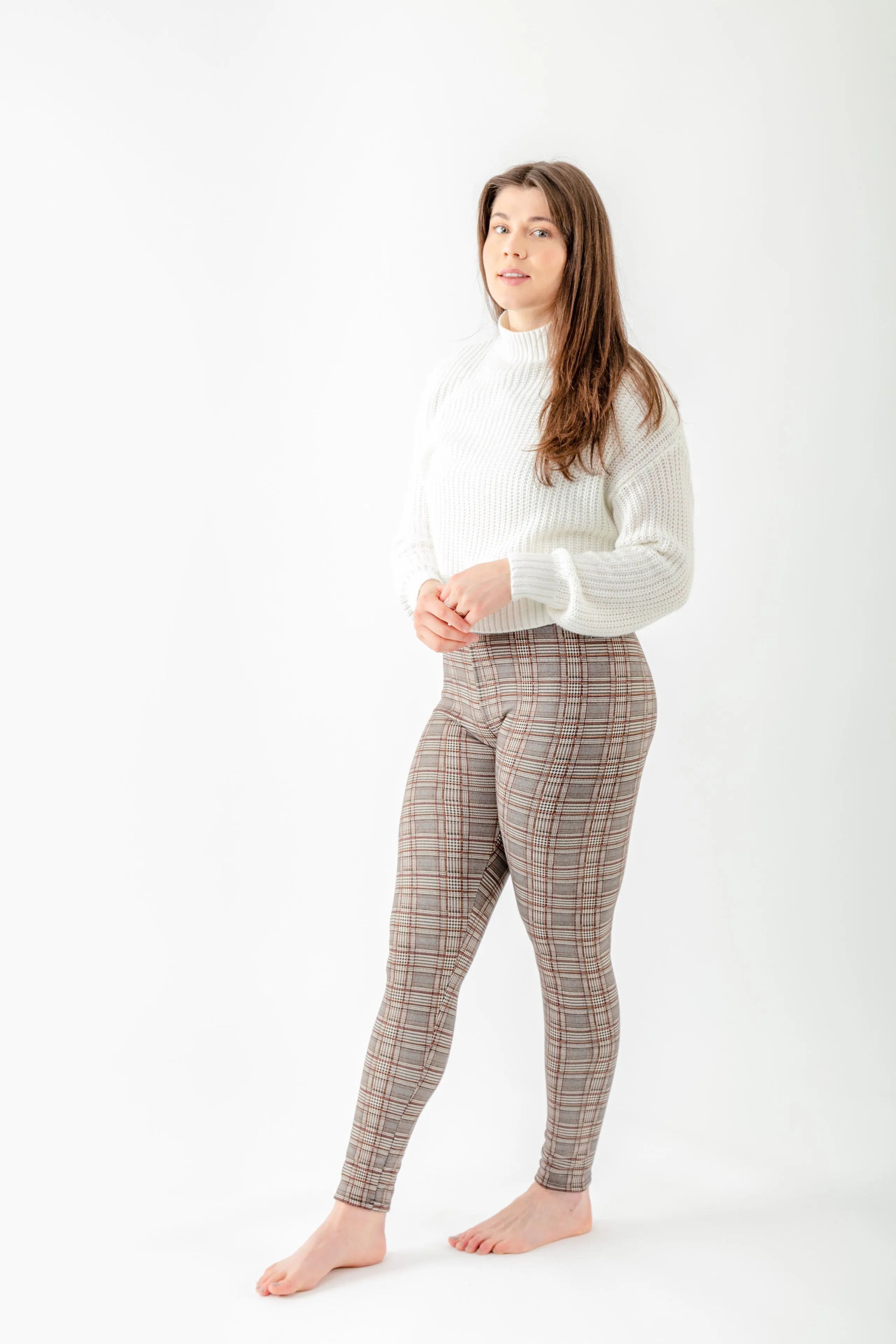 Brown Plaid - Cozy Lined