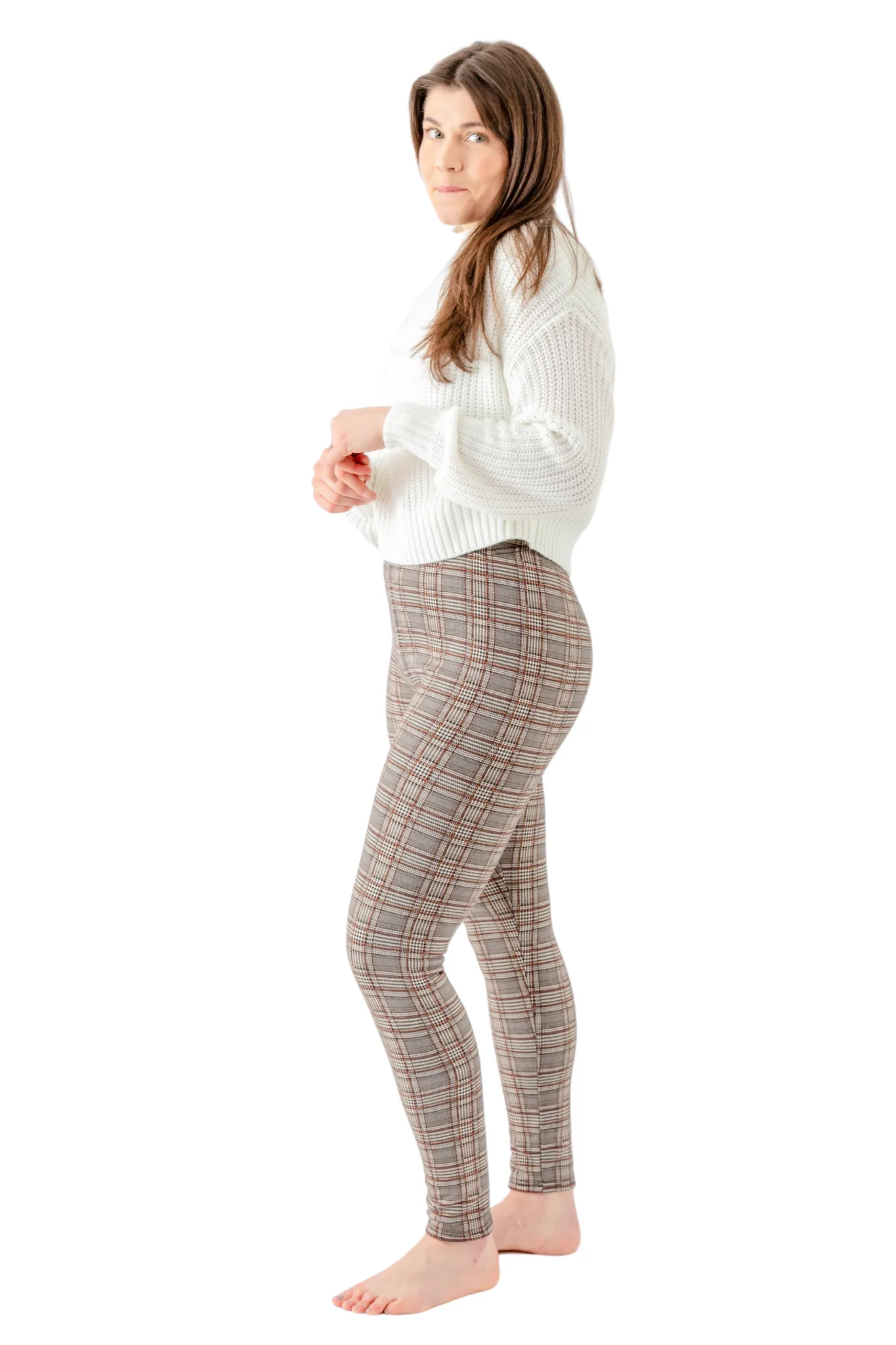 Brown Plaid - Cozy Lined