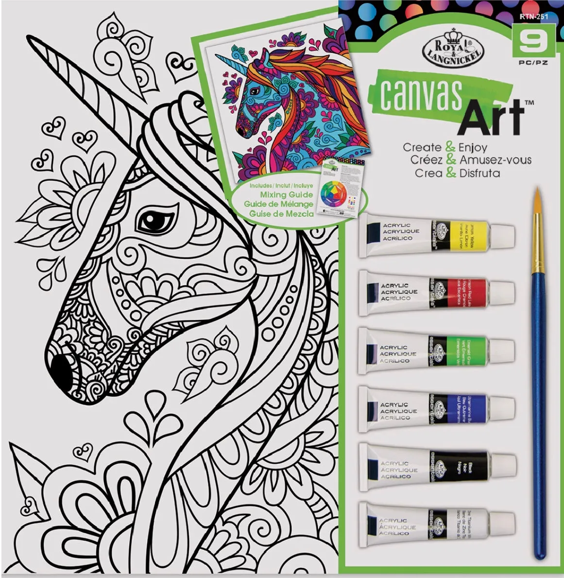 Canvas Art - Unicorn