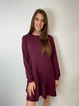 Cassidy Jumper Dress (Plum)