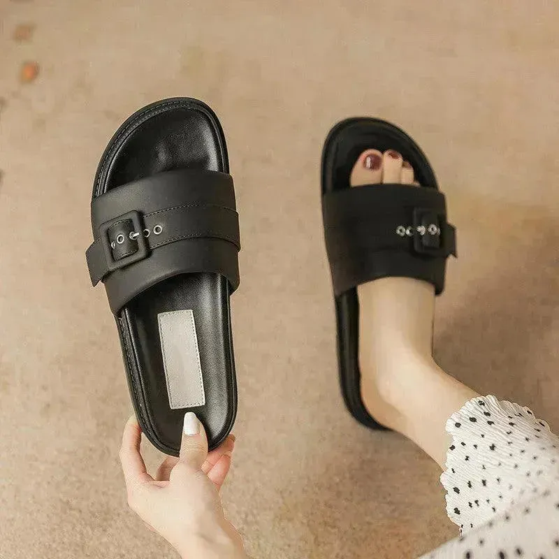 Casual  Flat Thick Sole Slippers for Women