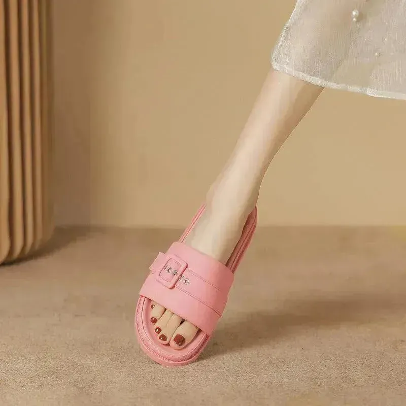 Casual  Flat Thick Sole Slippers for Women