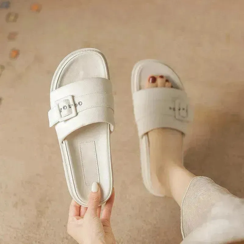 Casual  Flat Thick Sole Slippers for Women