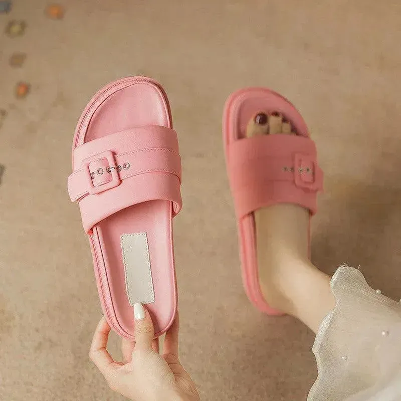 Casual  Flat Thick Sole Slippers for Women