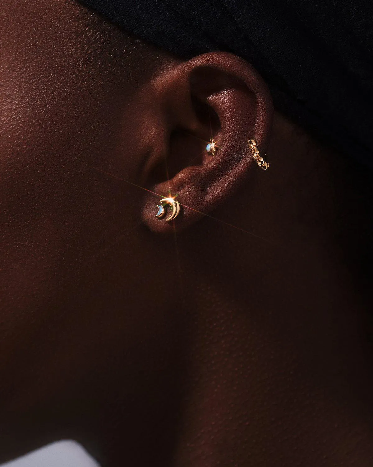 Celestial Moon Stud
