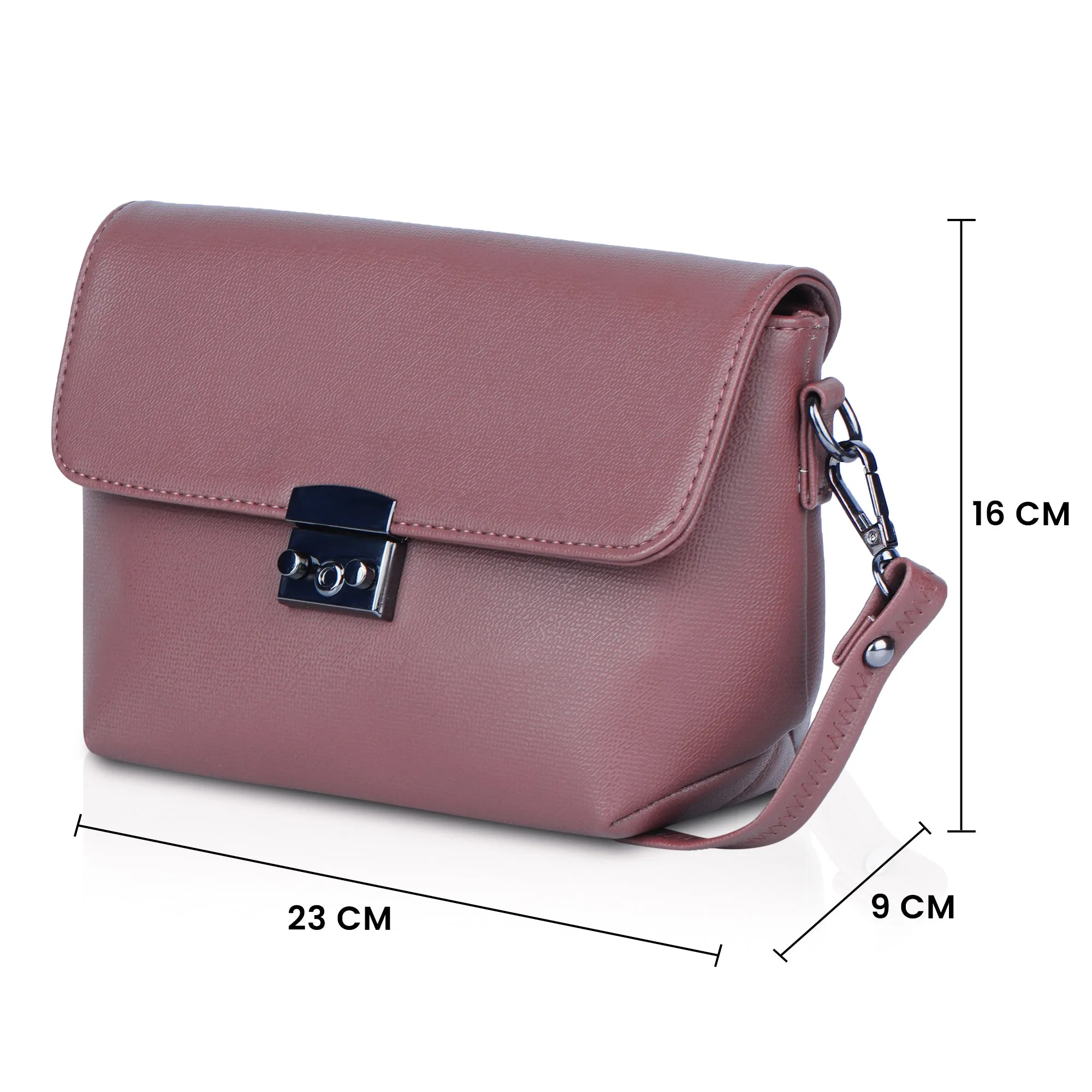 Corba Stylish Sling Bag Brown
