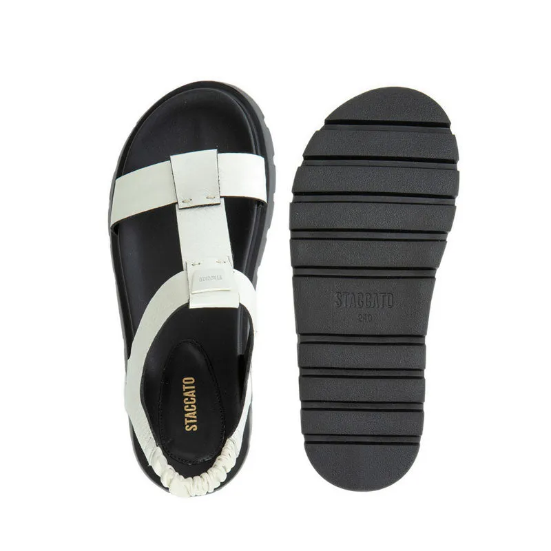 EJO16-WHT Flat Sandals - White