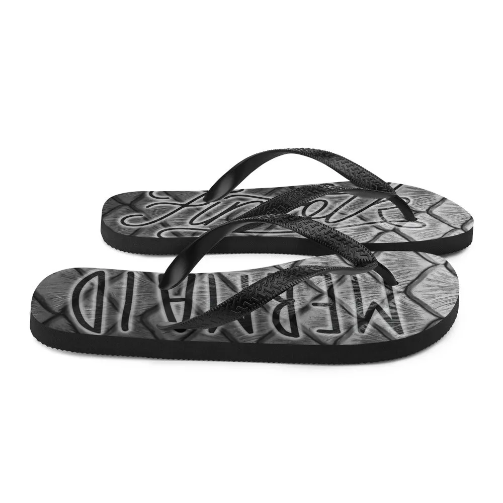 Finfolk Mermaid Fin-Flops: Starcrossed Silver