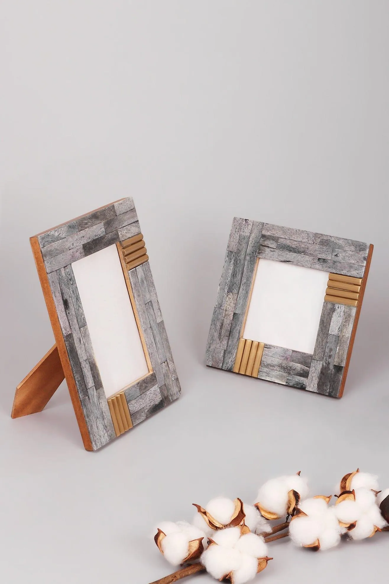 Grey Marble Effect Stylish Photo Frames