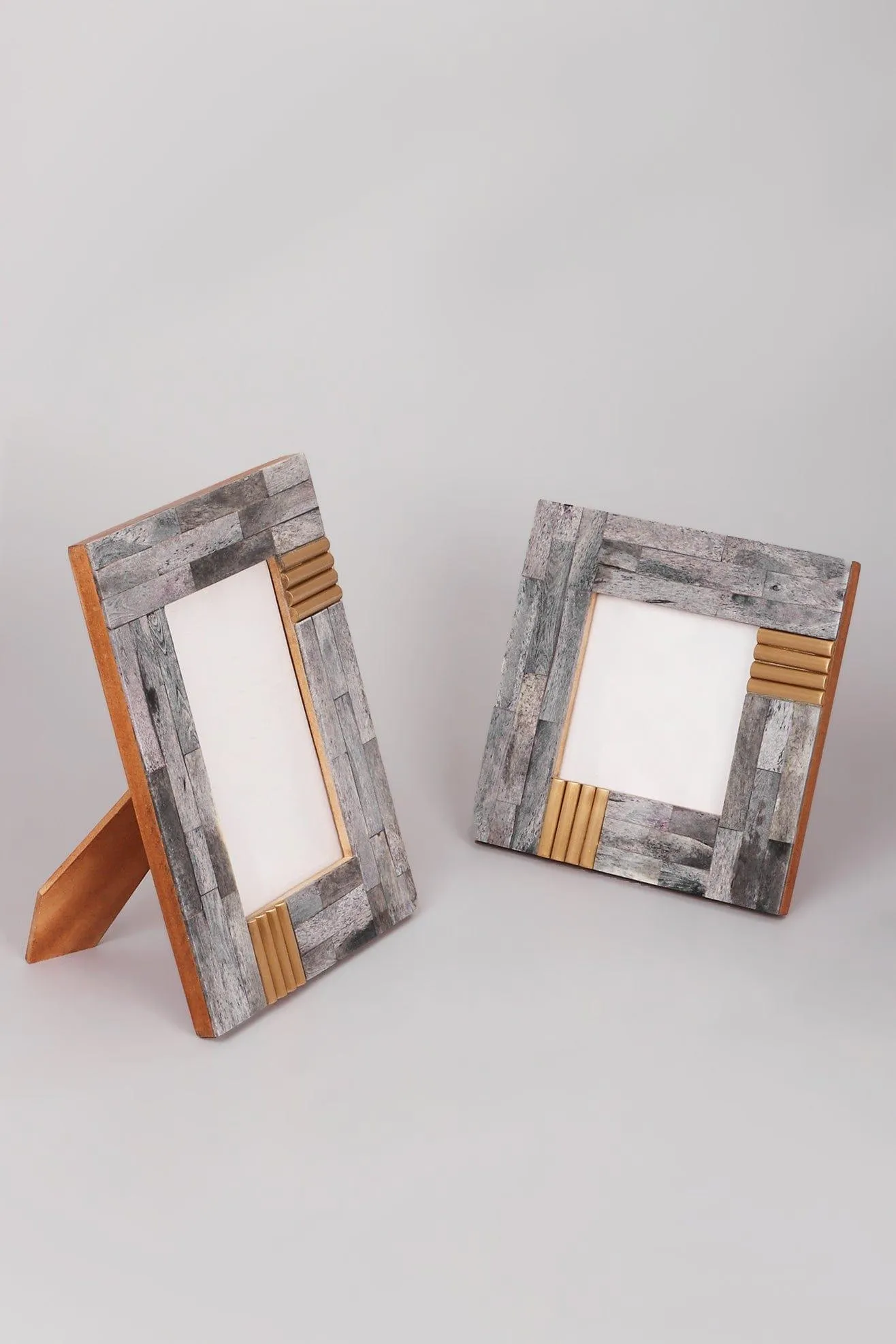 Grey Marble Effect Stylish Photo Frames