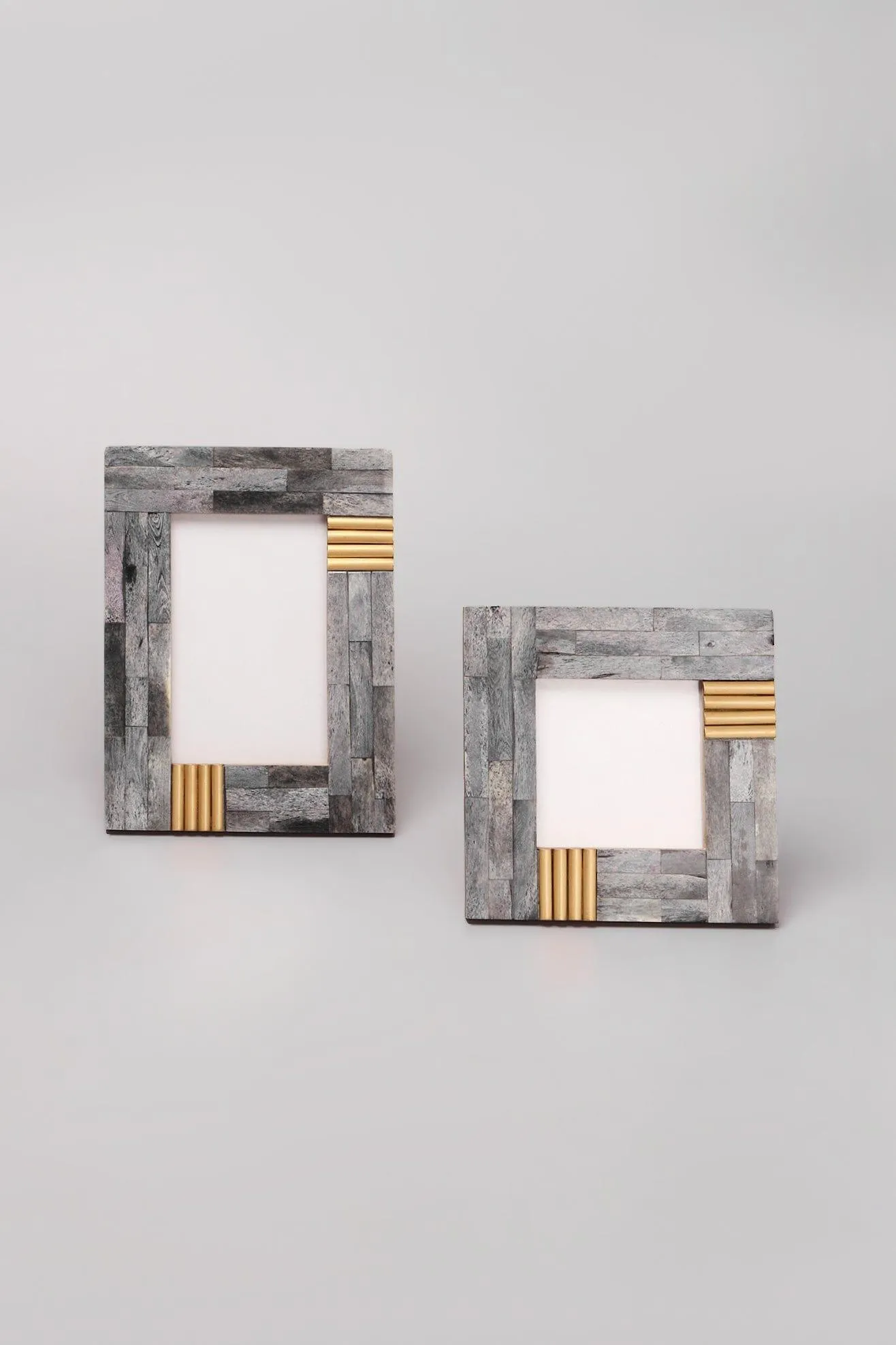 Grey Marble Effect Stylish Photo Frames