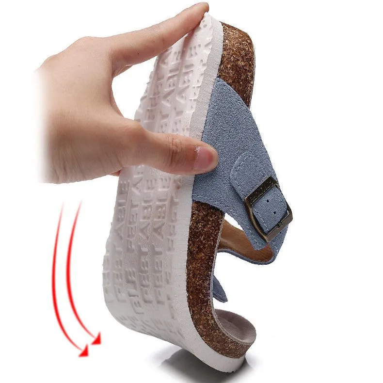 Groovywish Best Walking Orthopedic Sandals For Women Basic Nonslip Flip-flops