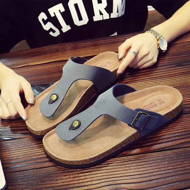 Groovywish Best Walking Orthopedic Sandals For Women Basic Nonslip Flip-flops