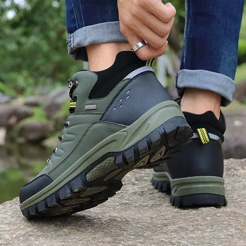 Groovywish Men Waterproof Orthopedic Shoes Anti-shock Winter Boots