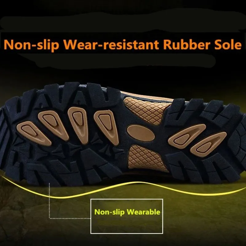 Groovywish Men Waterproof Orthopedic Shoes Anti-shock Winter Boots