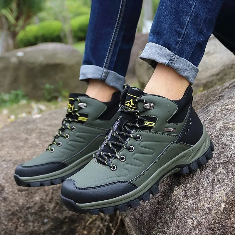 Groovywish Men Waterproof Orthopedic Shoes Anti-shock Winter Boots