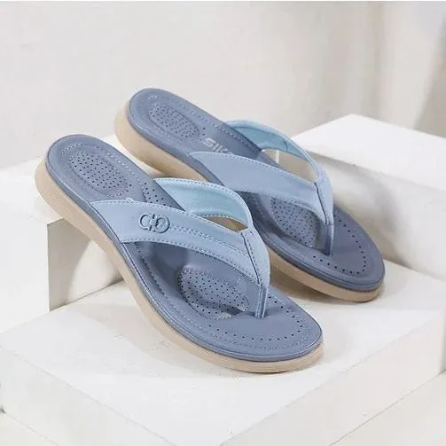 Groovywish Orthopedic Women Sandals Soft Sole Massage Casual Summer Beach Flip-flops