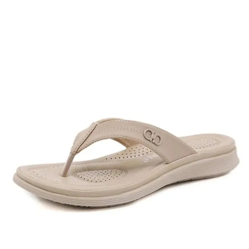 Groovywish Orthopedic Women Sandals Soft Sole Massage Casual Summer Beach Flip-flops