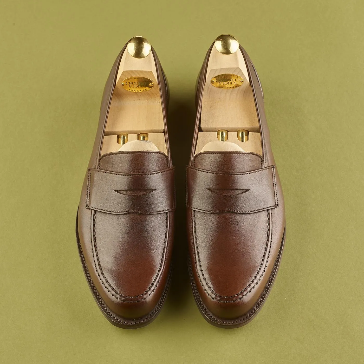 Harvard 2 Dark Brown Milled Calf