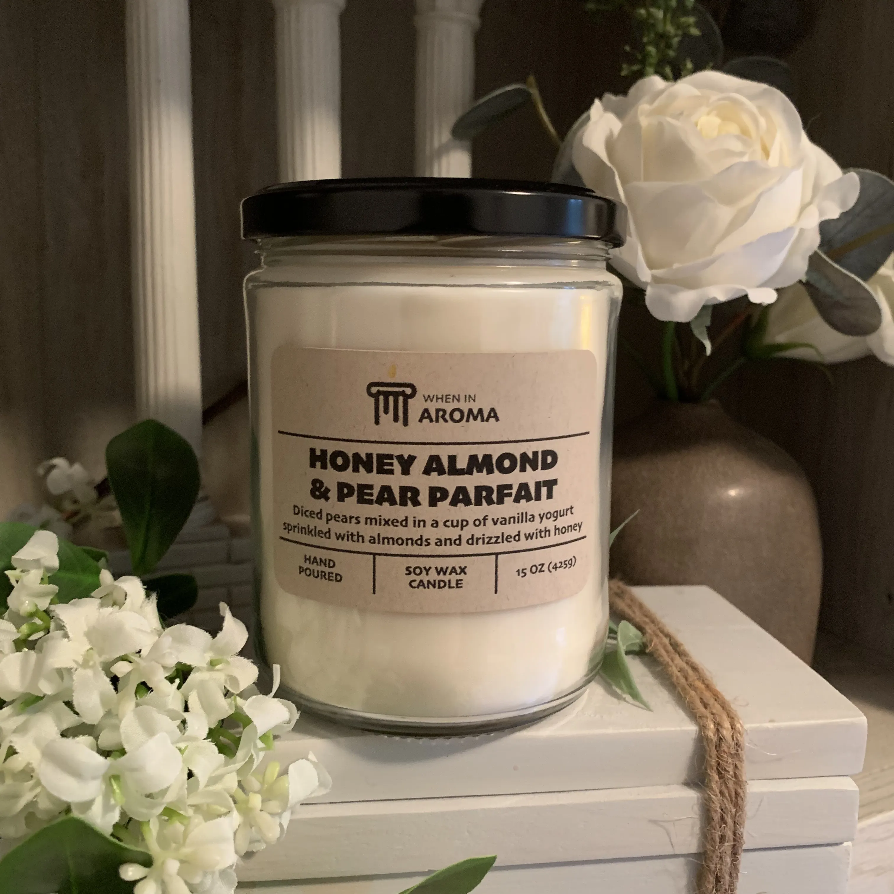 Honey Almond & Pear Parfait Soy Candle