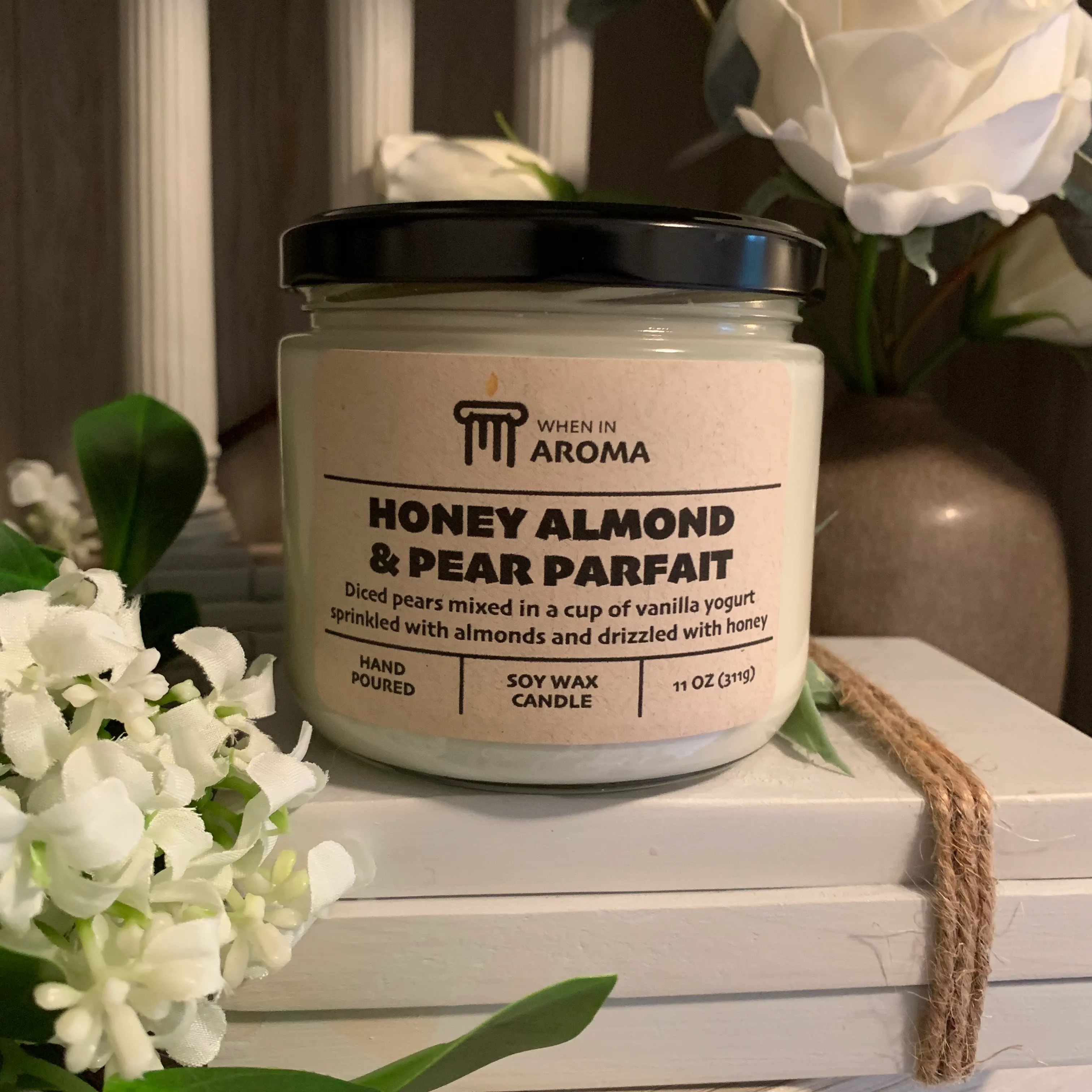 Honey Almond & Pear Parfait Soy Candle