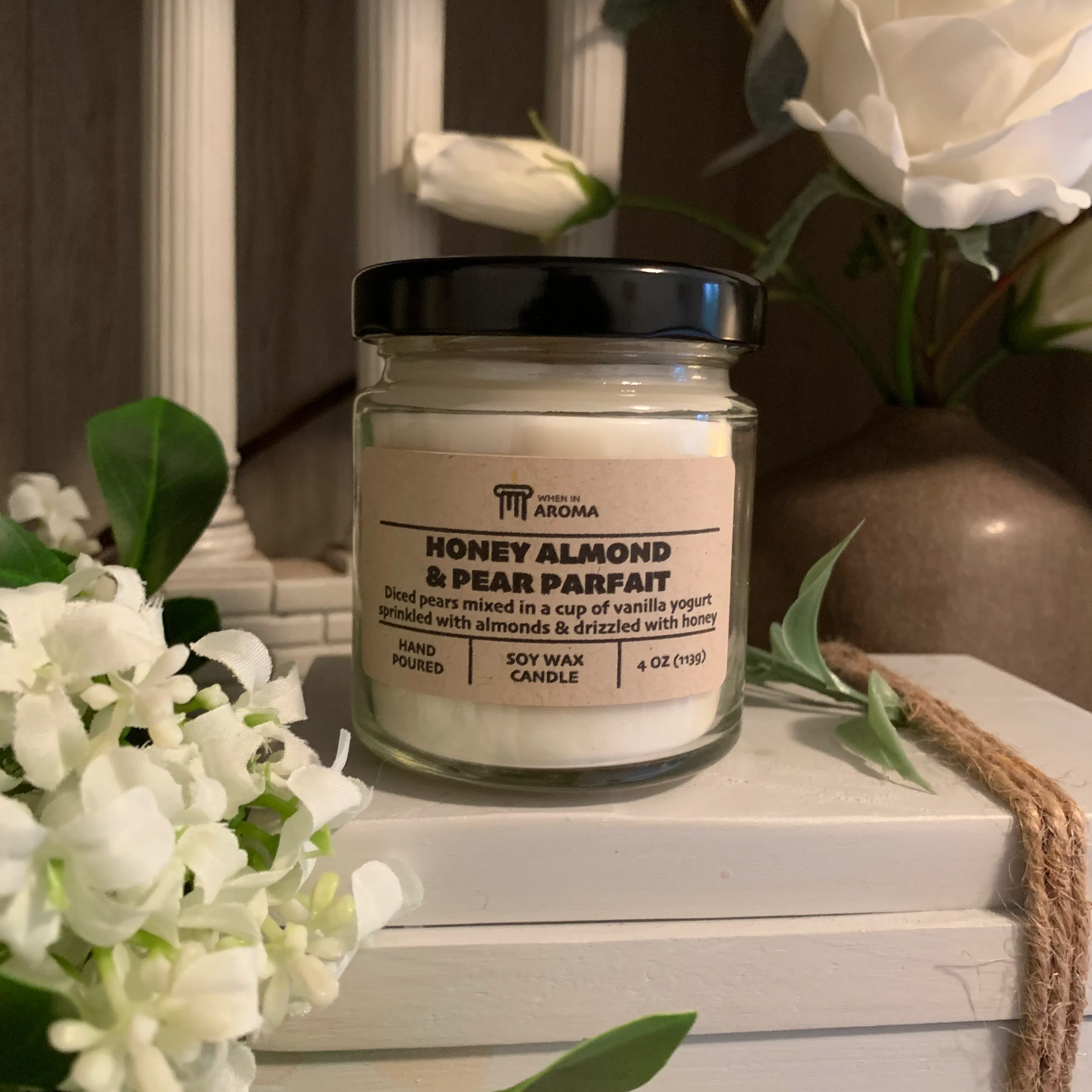 Honey Almond & Pear Parfait Soy Candle