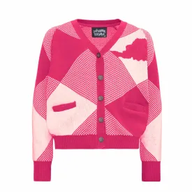 Kindervest in Roze en Wit