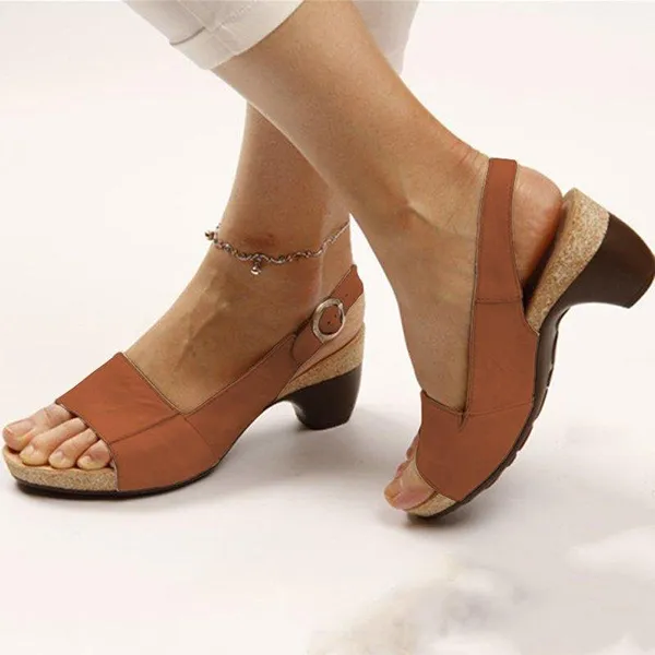 😍Last Day 50% OFF😍-Womens Comfortable Elegant Low Chunky Heel Shoes