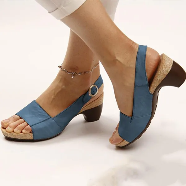 😍Last Day 50% OFF😍-Womens Comfortable Elegant Low Chunky Heel Shoes